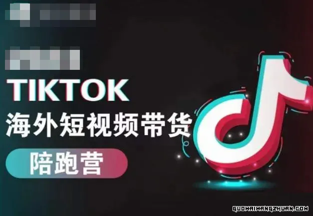 TIKTOK海外短视频带货陪跑营，从TK小白到TK高阶短视频运营，快速变身优质带货达人