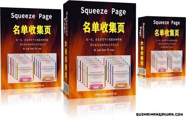 互联网赚钱秘密：150套超高转化率名单收集页（Squeeze page）模板