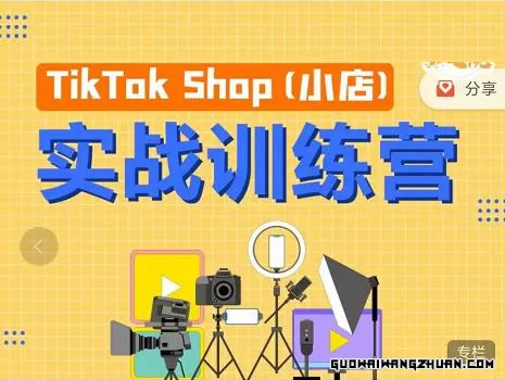 TikTok Shop训练营，开启海外小店带货，从0到1掌握TK小店运营技巧