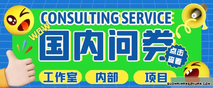 工作室内部中文问卷调查项目，单号轻松日入30+多号多撸【详细玩法教程】