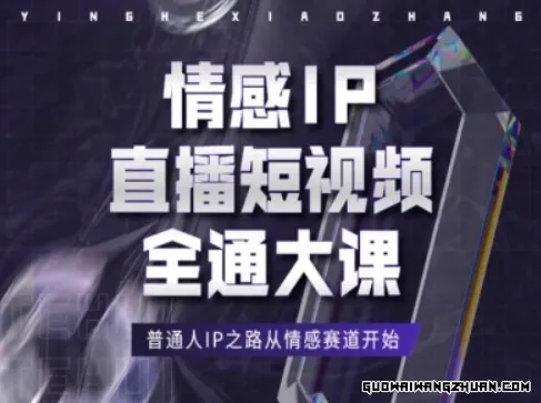 情感IP直播短视频全通大课，普通人IP之路从情感赛道开始