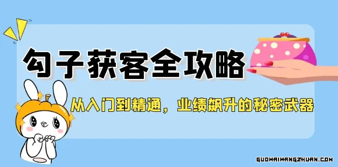 从入门到精通，勾子获客全攻略，业绩飙升的秘密武器