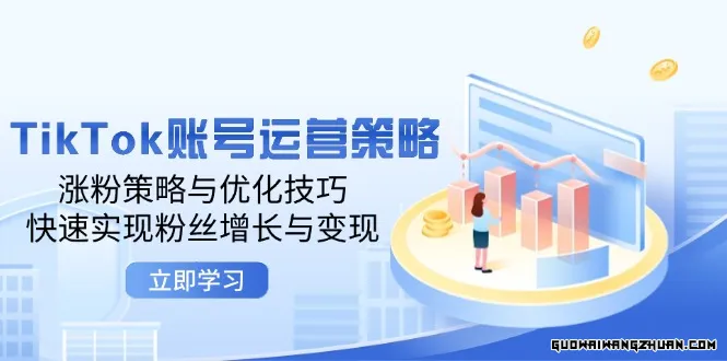 TikTok账号运营策略：涨粉策略与优化技巧，快速实现粉丝增长与变现