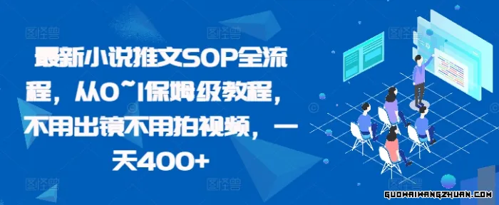 全新小说推文SOP全流程，从0~1保姆级教程，不用出镜不用拍视频，一天400+